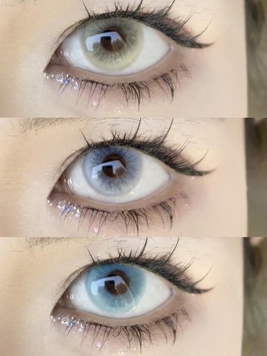 SUKI STUKI 亚特兰蒂斯/微醺乌龙/ 天使冰蓝 直径14.2mm 基弧8.6mm 含水量38% 商品图2