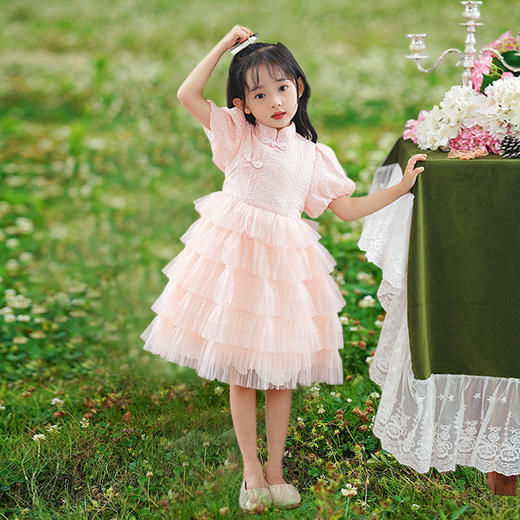 女童春夏新款宝宝旗袍风连衣裙A2218 商品图0