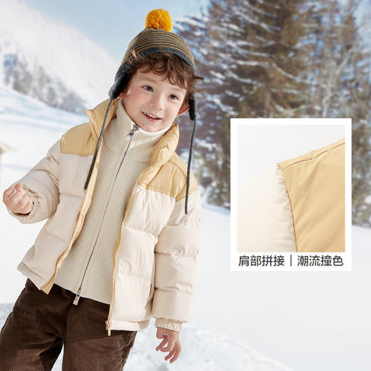 巴拉巴拉儿童羽绒服男童外套冬装新款宝宝童装加厚保暖亲子装 商品图3