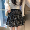 【绽放美丽！甜美碎花】韩系复古碎花小短裙，蛋糕裙配上高腰显瘦A字裙设计，充满韩系复古风。选择黑白两色，清新自然又不失气质。穿上这条裙子，真正的仙女范儿！ 商品缩略图0