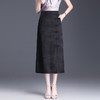 新中式印花修身包臀，一步裙后腰松紧优雅气质半身裙MYX-73112 商品缩略图2