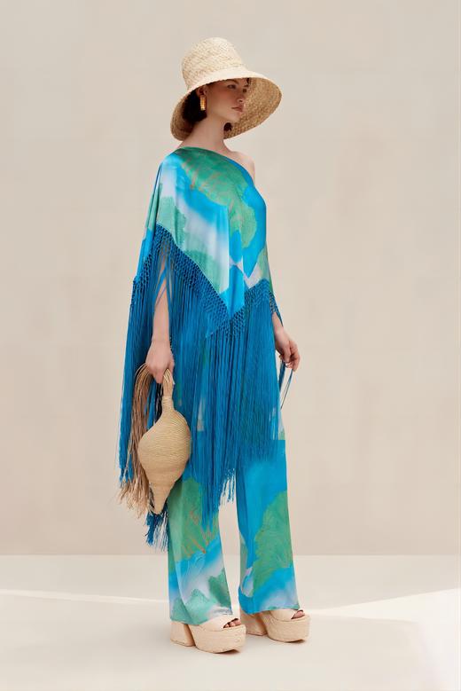 Cult Gaia - Ashanti Long Top - Landscape Print - 上衣 - 印花 商品图1