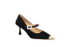 豪麟名鞋奥莱迪嘉女鞋玛丽珍鞋丝绸牛皮革DJELA41WP025黑色  原价1960元 商品缩略图0