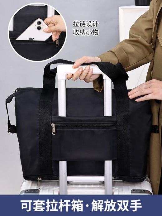 【干湿分离；巨能装！】新款字母旅行包，容量大到可以轻松收纳健身瑜伽用品，防水材质让你无惧各种天气变化，轻便手提设计带给你出行便利，一包搞定所有旅游收纳和出差行李！ 商品图3