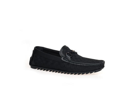 豪麟名鞋奥莱迪嘉男鞋牛皮革/织物商务鞋DJMMO41MS213黑色  原价1660元 商品图0