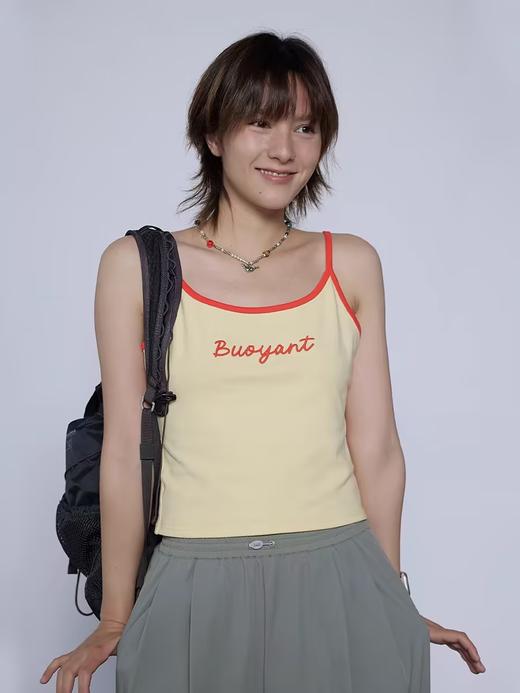 步履不停/4B14036C/撞色外穿内搭美式吊带针织背心 商品图0