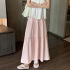 【初夏微凉，百搭舒适！】柔软温柔，高腰拉长身材，优雅显瘦。韩系氛围感，清冷自带气质，舒适无勒感，冰丝皱长裙，夏季小仙女必备！ 商品缩略图2