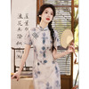 复古改良新中式长款短袖，年轻女士日常旗袍GX-21901 商品缩略图2