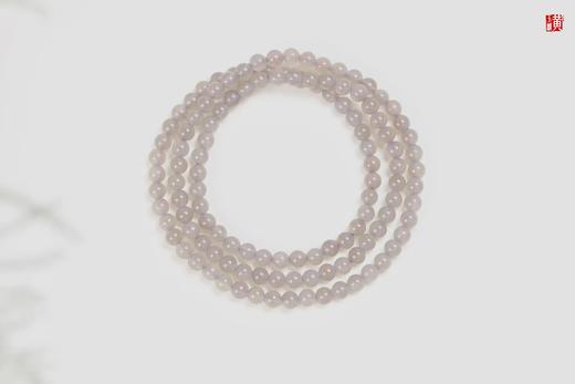 【婉清】和田玉烟青手串，珠径：5mm 商品图0