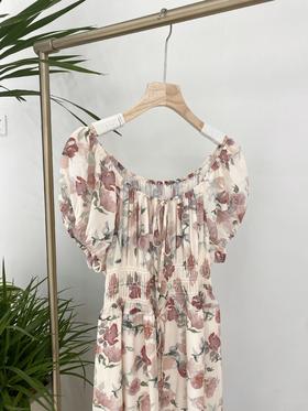 干枯玫瑰连衣裙