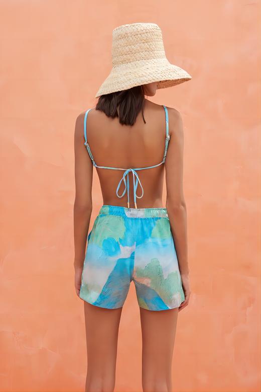 Cult Gaia - Oby Short Short - Landscape Print - 短裤 - 印花 商品图3