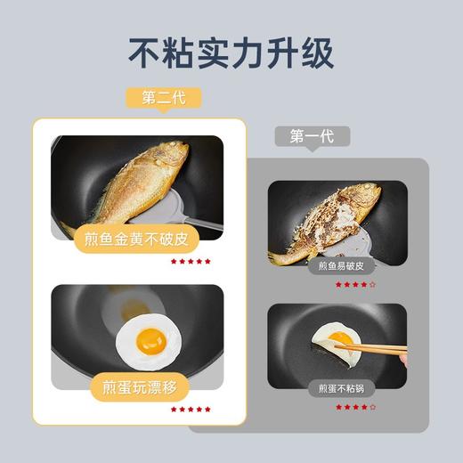 炊大皇（COOKER KING） 超轻锅不粘锅炒锅30cm家用电磁炉燃气灶适用女士专用平底无油烟锅炒菜锅 CKNC6430BF 商品图6