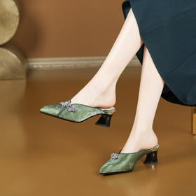 【预售5天】新中式国风包头，牛皮时装外穿女鞋PLGZ&D127-7