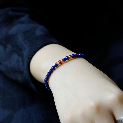 【经典】青金石锦鲤运转珠手串 精选材料 品质保证 商品图2