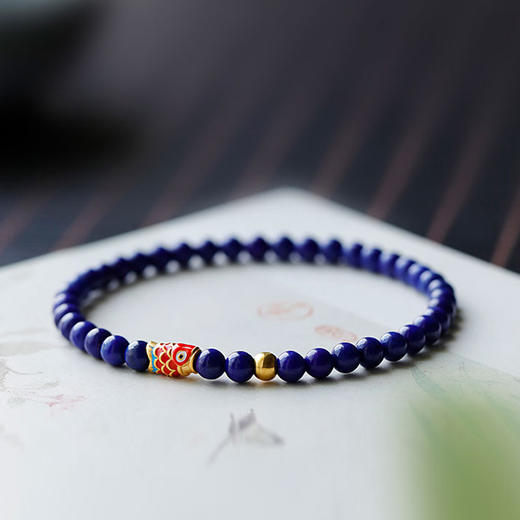 【经典】青金石锦鲤运转珠手串 精选材料 品质保证 商品图1