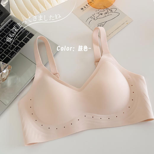 【GZ】无忧购夏日清凉糖果色软提拉包裹型果冻条透气孔无痕一体杯内衣8099（截单后10天发货) 商品图9