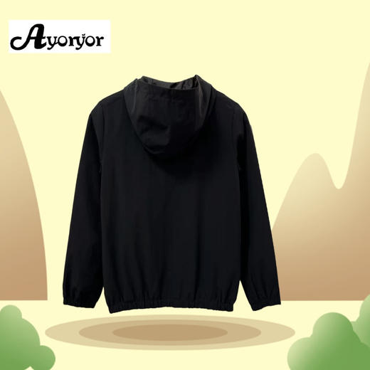 开学季【特卖】Ayoryor(品牌清仓)  S011 AY连帽潮牌 男童女童休闲外套-喜出 商品图6