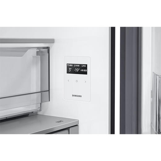 三星（SAMSUNG）501升三星AI神 超薄零嵌平嵌嵌入式十字四开门一级能效变频三系统大容量冰箱RF50DG5131QQSC石岩灰 商品图6