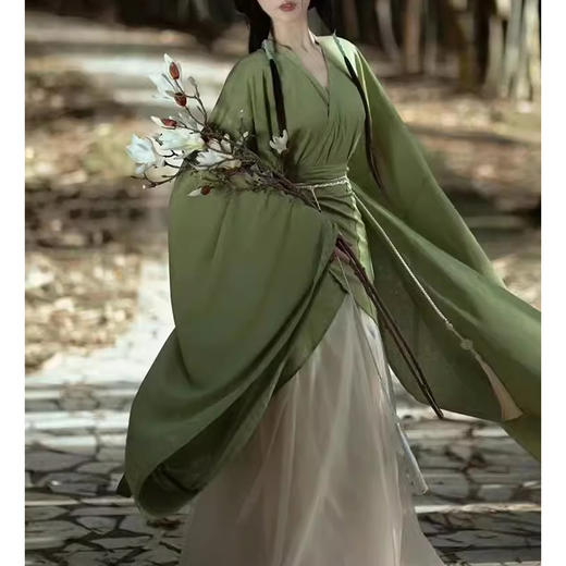 裁缝学苑AQ273女新品魏晋古装汉服纸样连衣裙女装全套装样板 商品图2