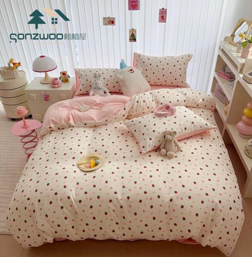 松植屋全棉有氧双层纱四件套 A类婴儿级裸睡标准、100%全棉双层纱 呵护你的每一寸肌肤 商品图11