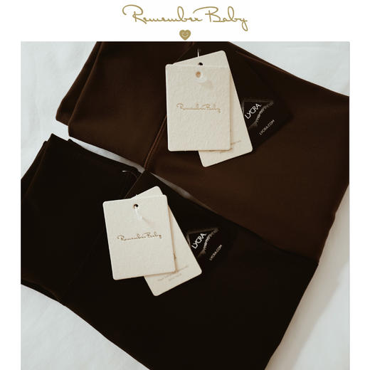 现货 / PLEASANT |  黑标莱卡面料制 裸感柔软亲肤无骨拼缝九分裤  咖啡棕 经典黑 两色入 商品图0