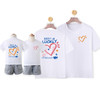 【新潮百搭亲子装！重磅220g】2024新品亲子装 家庭装一家四口夏季纯棉t恤短袖韩版母女宽松撞色 商品缩略图5