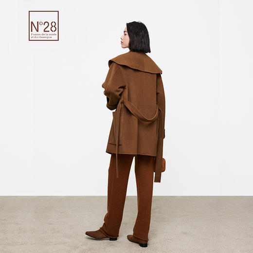 【破价】N°28 短款气质高级冬季时尚显瘦大衣8351D663 商品图2