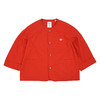 DANTON HCD_COLLARLESS SHORT JACKET 女装休闲无领纽扣夹克外套 商品缩略图0