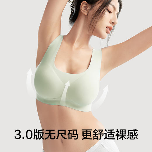 有棵树无尺码无痕大胸显小无钢圈背心式运动内衣文胸-W280C 商品图1