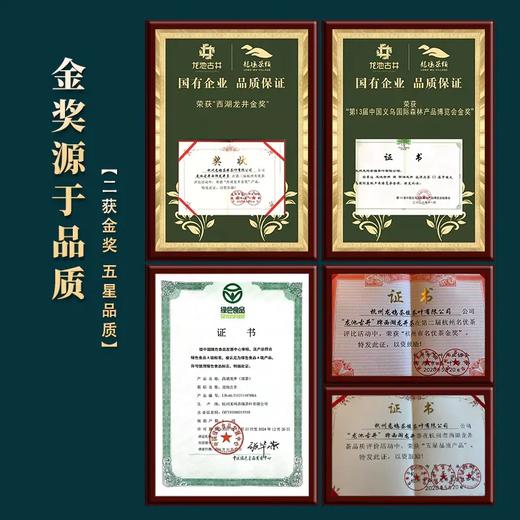 浙礼【2024早春鲜·金奖特级西湖龙井】西湖核心产区 商品图4