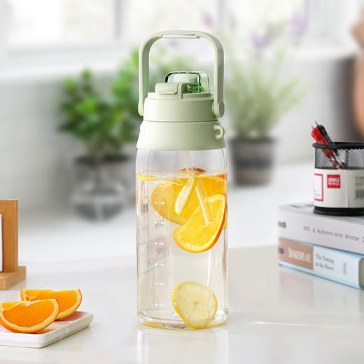 乐扣乐扣（LOCK&LOCK）大容量户外运动吸管水杯健身便携背带水杯ABF751 商品图7