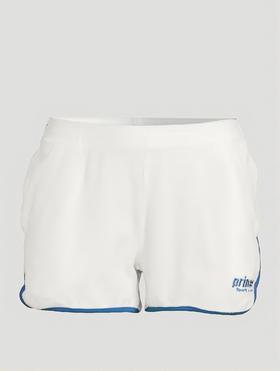 Sporty & Rich - Prince Sporty Terry Shorts - White/Lapis - 短裤 - 白/青石蓝色