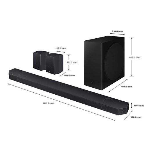 三星（SAMSUNG）HW-Q930C/XZ 9.1.4杜比全景声 DTS-X回音壁 soundbar 家庭影院 天空声道 无线环绕 电视音响 商品图2
