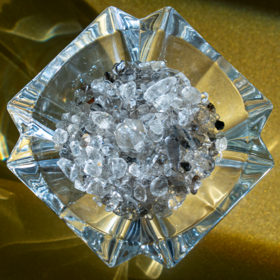 【老王独家定制】捷克进口水晶玻璃消磁碗