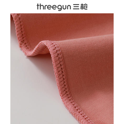 Threegun三枪 【冰泉棉】圆领短袖中裤女BRA家居套-82312D021 商品图8