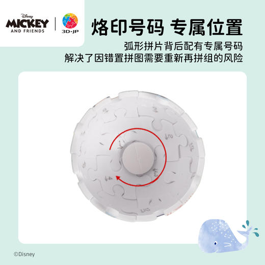 【折扣商品 不退不换】24片 钥匙扣拼图 A3823 米奇与朋友系列-冒险小队 商品图3