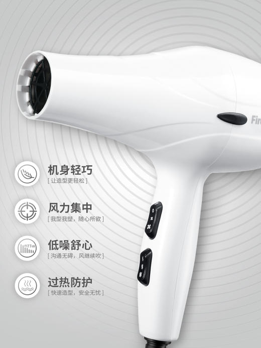 火之凤吹风机8300发型师专用发廊大功率速干吹风筒 商品图1