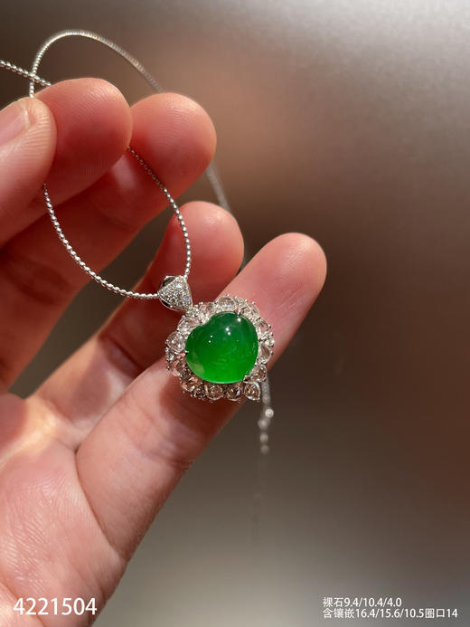 4221504，心形戒指吊坠两用款。具体价格微信咨询 商品图3