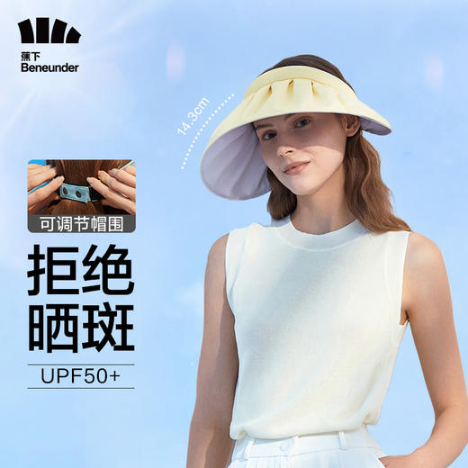 蕉下22纭际系列贝壳防晒空顶帽 商品图2