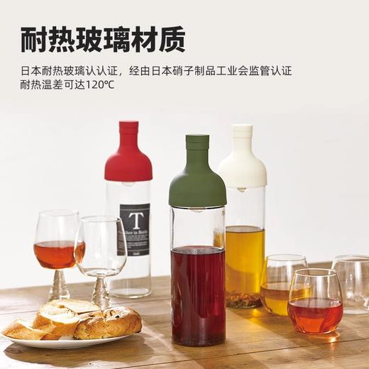 山田土×HARIO 冷泡瓶日式玻璃杯泡茶冷萃壶过滤网白茶冷泡冷萃杯 商品图3