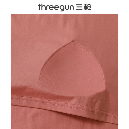 Threegun三枪 【冰泉棉】圆领短袖中裤女BRA家居套-82312D021 商品图7