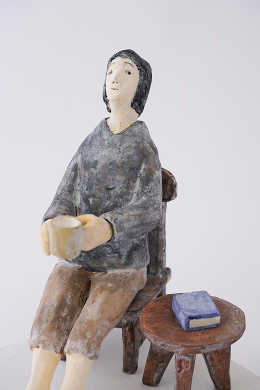 石原稔久26雕塑｜饮茶 商品图1