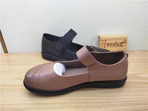 2023豪行春季新款23172905真皮时尚浅口休闲低跟女鞋 商品图3