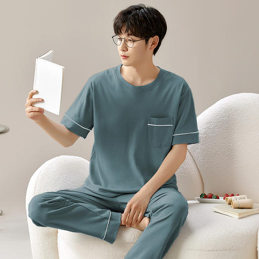 慢醒休闲男款家居服-长款 商品图5