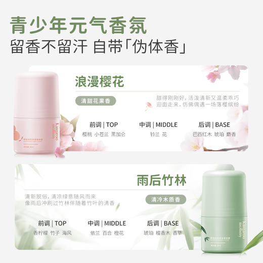 【青少年香体露】夏季必备止汗净味香体3合1 袋鼠妈妈爽身香体露30ml 商品图3