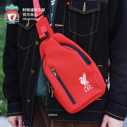 利物浦俱乐部官方商品 | 经典红色腰包大容量单肩挎包运动潮流 商品图1