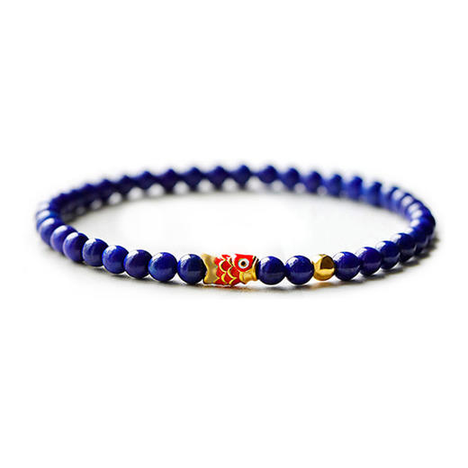 【经典】青金石锦鲤运转珠手串 精选材料 品质保证 商品图4