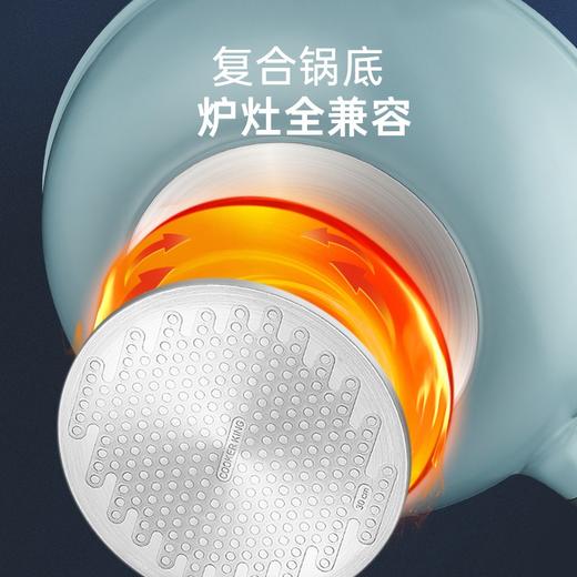 炊大皇（COOKER KING） 超轻锅不粘锅炒锅30cm家用电磁炉燃气灶适用女士专用平底无油烟锅炒菜锅 CKNC6430BF 商品图3