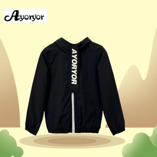 开学季【特卖】Ayoryor(品牌清仓)  S011 AY连帽潮牌 男童女童休闲外套-喜出 商品图5