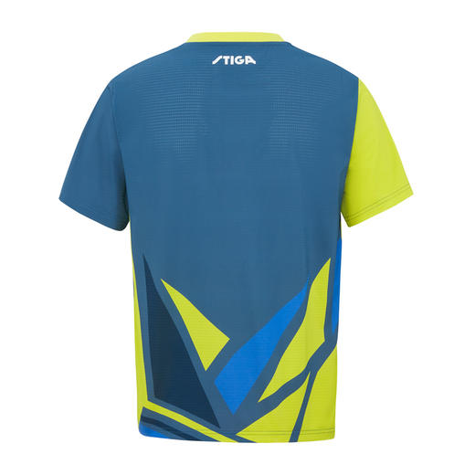 斯帝卡Stiga CA-131D 动感几何 运动T恤吸湿排汗速干透气乒乓球比赛服 双色可选 商品图4